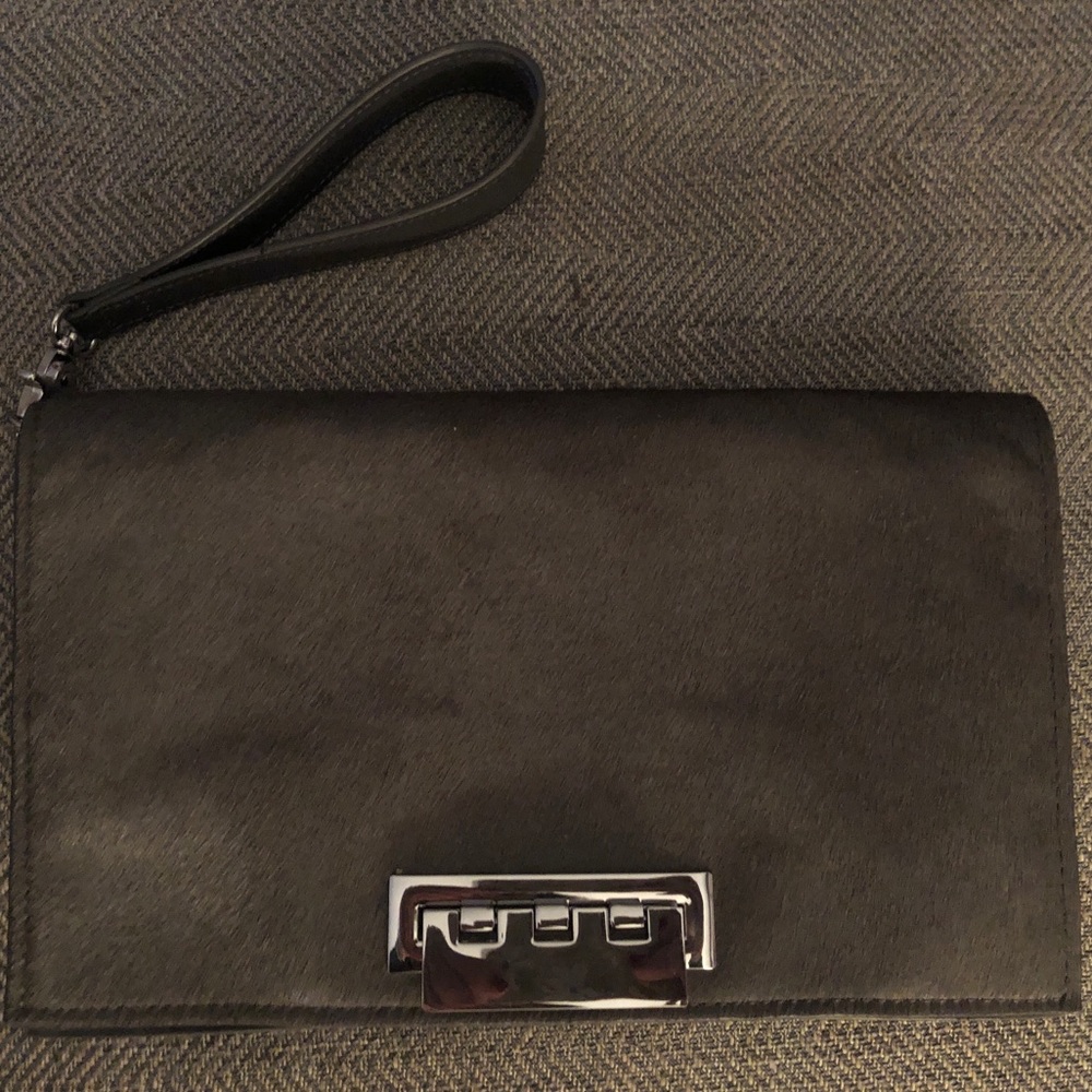 Authentic Zac Zac Posen Calf hair clutch